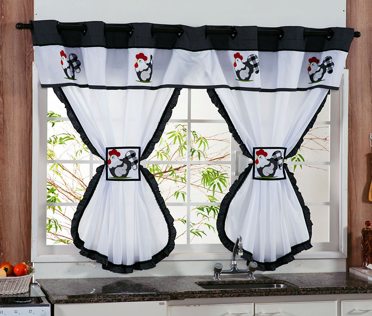 Cortina De Cozinha Cook 2 00m X 1 40m Para Var O Simples Galinha Cortina De Cozinha Cook 2 00m X 1 40m Para Var O Simples Galinha