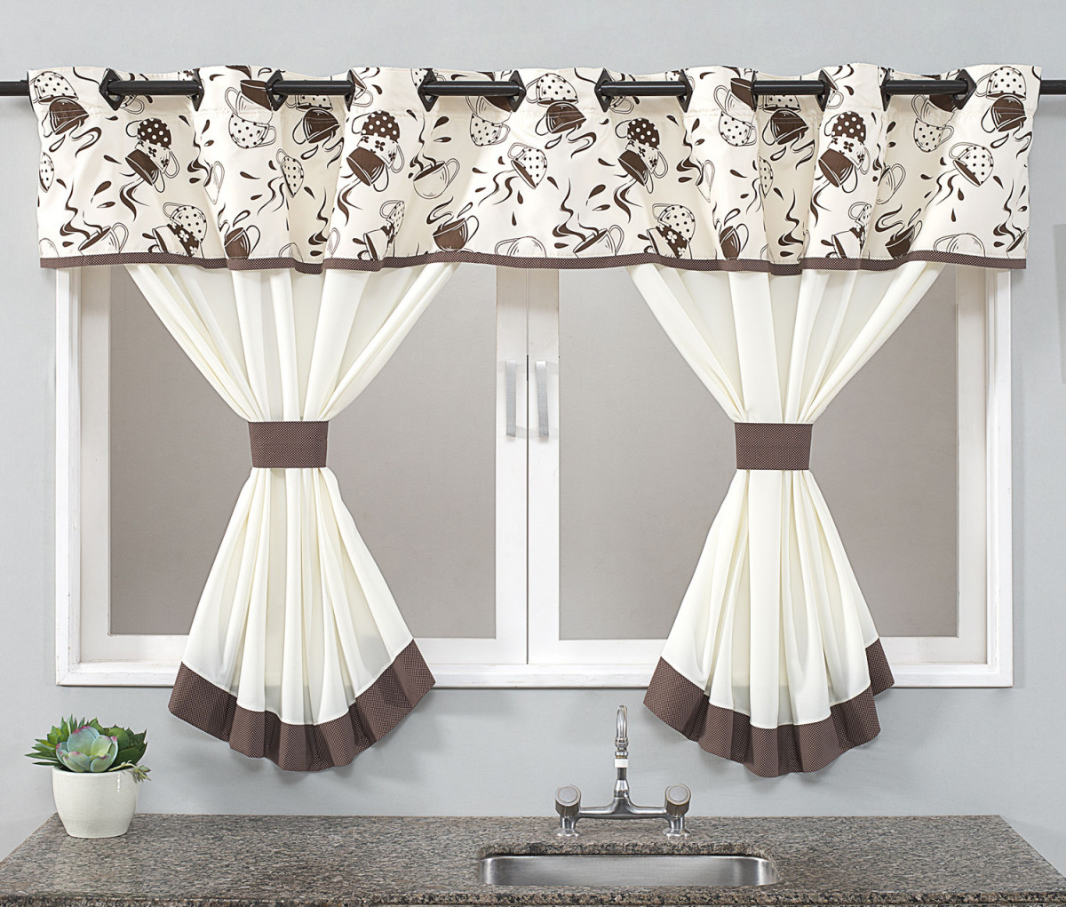 Cortina De Cozinha Home 2 00m X 1 40m Para Var O Simples Coffee Cortina De Cozinha Home 2 00m X 1 40m Para Var O Simples Coffee