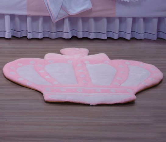 Tapete Rosa Para Quarto Infantil : Tapete para Quarto Infantil – Realeza Rosa – Borda Bordados Enxovais Tapete Rosa Para Quarto Infantil : Tapete para Quarto Infantil – Realeza Rosa – Borda Bordados Enxovais