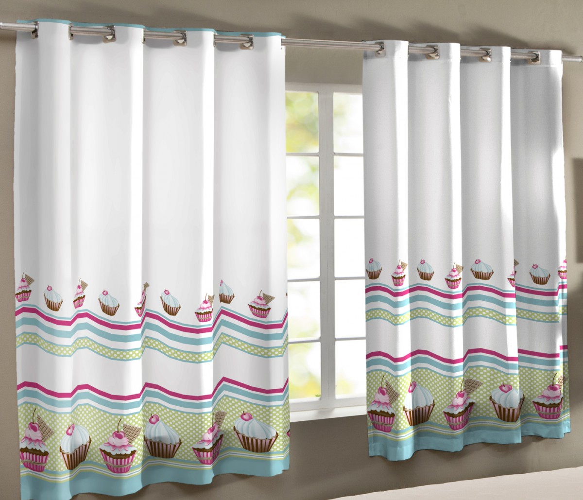 Cortina De Cozinha 2 00m X 1 40m Cupcake Loja Casaborda Ibitinga Cortina De Cozinha 2 00m X 1 40m Cupcake Loja Casaborda Ibitinga