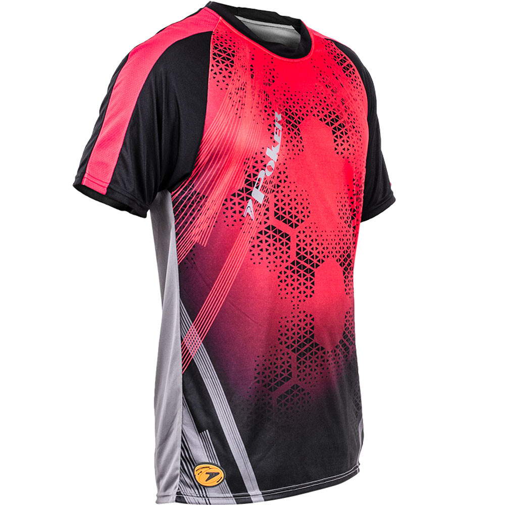 Camisa Goleiro Poker Manga Curta Sublimax Bank Mania de Futsal